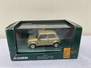 CORGI 40 YEARS ROVER MINI COOPER KNIGHTSBRIDGE GOLD CAR MODEL CC82201 1:36 - Picture 1 of 4