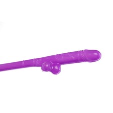  20pcs Naughty Sipping Straws Penis Shaped Drinking Straws for Hen / Girls