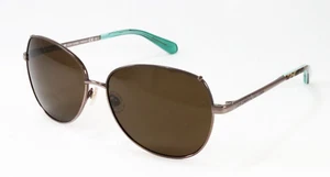 Gafas de sol Kate Spade para mujer redondas Candida/P/S EQ6 lente polarizada almendra 58 mm - Imagen 1 de 4