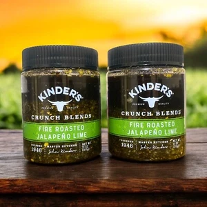 Lot of 2 Kinder's Crunch Blends Jalapeno Lime Seasoning 11 oz(311g) Sealed New - Picture 1 of 2