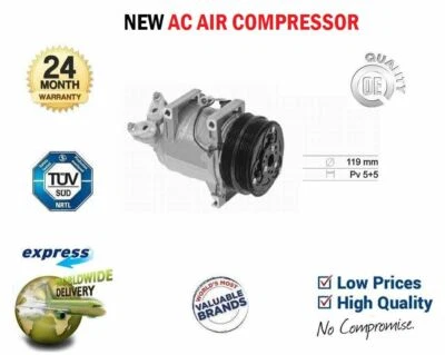 NEW AIR CONDITION AC COMPRESSOR for VOLVO V50 T5 AWD 2007-2010 - Image 1 of 4