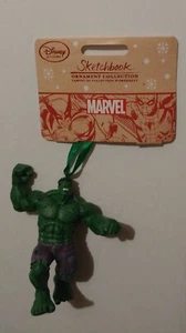 DISNEY 2016 MARVEL HULK SKETCHBOOK CHRISTMAS ORNAMENT. NEW. - Picture 1 of 3