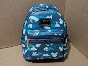 Disney Mickey Mouse Clouds Constellations Loungefly Mini Backpack Bag NWT - Picture 1 of 20