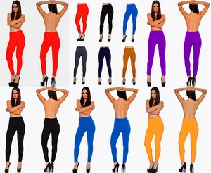 Lotto leggings adulti lunghezza intera alla caviglia cropped pantaloni sexy senza piedi caldi OS S M L - Foto 1 di 14