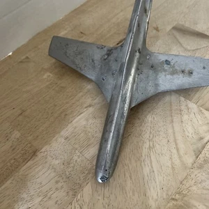 1955 Ford Fairlane Hood Ornament BN 16853-C Jet Plane, Chrome Plated, Car Part - Picture 1 of 23