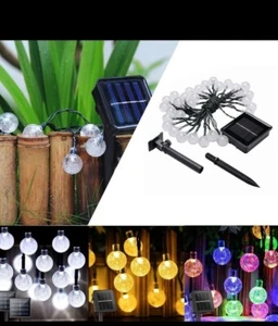LED Solar Power light String Fairy outdoor Garden Waterproof ,party light - Picture 1 of 16