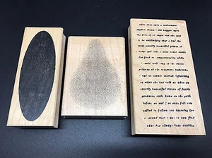 Montierte Gummistempel 3 Stück, verschiedene Designs, Rubbermoon, Impress (RF604-40) - Bild 1 von 5