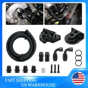 FOR 2011-23 FORD 5.0 COYOTE OIL FILTER RELOCATION KIT MUSTANG GT / F150 US - Picture 1 of 18