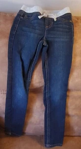 Wonder Nation Basic Rinse Jegging Jeans Girls M6-6x  Denim Mid-Rise Drawstring - Picture 1 of 3