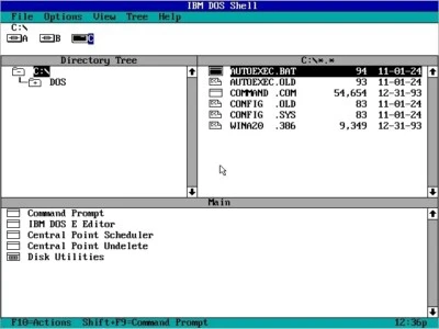 IBM PC DOS 6.3 (6 white label floppy disk 3,5" 1.44MB created from the originals - Imagen 1 de 2
