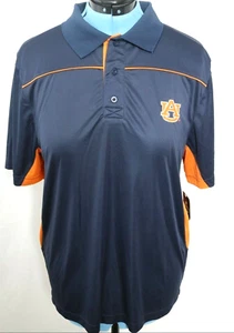 NEW Auburn University Tigers AU Navy J. America SS Golf Polo Shirt Men's L - Picture 1 of 8
