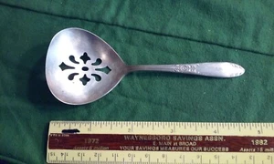 Cucchiaio bobbone piatto argento King Edward Style by National lungo 4,5" pollici - Foto 1 di 5