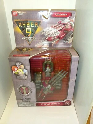 Xyber 9 1999 nuevo Dawn sin usar, en caja, robot de batalla Pounder vehículo Fox Kids Bandai Foto 1 de 3