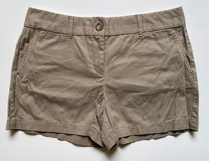 Ann Taylor Loft Women’s Light Brown Chino Shorts Size 8 Inseam 4” - Picture 1 of 3