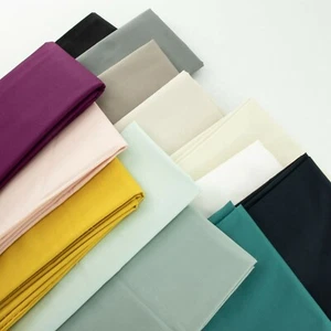 Tremendous Waterbed Sheet Set 1000 TC Egyptian Cotton King Size Solid Colors - Picture 1 of 155