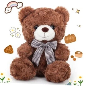 Teddy Bear Stuffed Animal, 8″ Soft Stuffed Bear Plush Toy, Valentines Day Bear - Picture 1 of 7