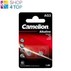 2 CAMELION AG3 LR736 ALKALINE BATTERIES LR41 392 G3 1.5V 2BL 28mAh EXP 2027 NEW - Picture 1 of 1