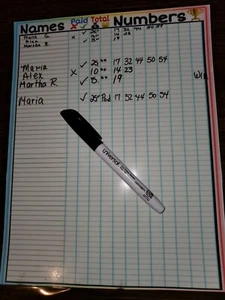 Notes for Raffle Loteria Names etc Lotería Mexicana Notas Para Rifas Online etc - Picture 1 of 7
