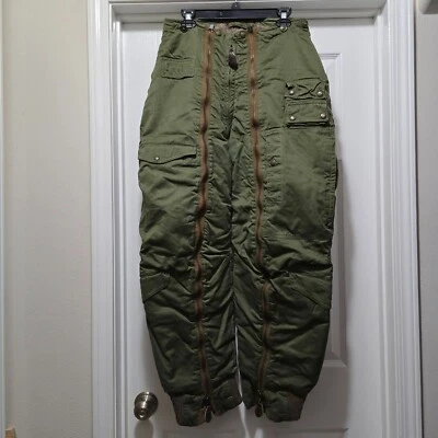 Pantalones de Colección Ejército de los Estados Unidos Fuerza Aérea Segunda Guerra Mundial Forrados de Alpaca Tipo A-11A Para Hombre Talla 30/31x31 Foto 1 de 4