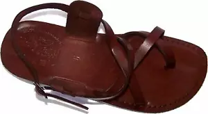 Holy Land Market Unisex Adults/Children Genuine Leather Biblical Sandals (Jesus - Picture 1 of 17