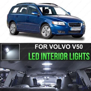 Error Free 6000K White Lights LED Interior Package Kit For Volvo v 50 2004-2012 - Picture 1 of 12