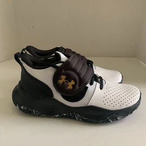 Under Armour GS Zone BB 2 Jungen Größe 5Y Sneaker Schuhe Weiß/Schwarz Neu mit Karton Brandneu - Bild 1 von 14