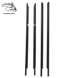 Fit For 03-09 Toyota 4Runner Rubber Outer Window Weatherstrip Molding Trim Seals - Picture 1 of 14