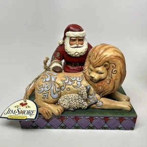 ENESCO JIM SHORE Heartwood Creek "PEACE" SANTA with LION & LAMB #4022920 - Bild 1 von 8