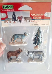 Lemax Village Collection - Woodland Wolves Figuren Set - NEU! - Bild 1 von 5