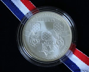 2011-S UNZIRKULIERT EHRENMEDAILLE 90 % SILBER DOLLAR 1 $ OMP OGP MÜNZBOX & COA - Bild 1 von 3