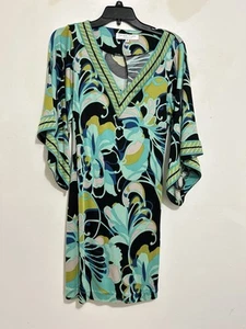 Trina Turk Gr. 0 Midi Roe Kleid schwarz elfenbein Neckholder Etuikleid Sommerkleid $ 298 - Bild 1 von 3