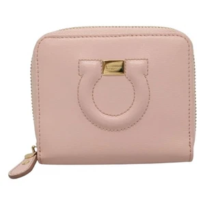 Salvatore Ferragamo Gancio Rosa Leder Etui Authentisch - Bild 1 von 19
