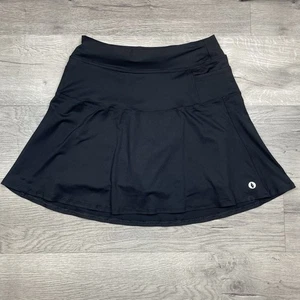 Minifalda Dona Jo Talla 2 Grande Negra Atlética Tenis Skort Acampanada Pickleball Golf - Imagen 1 de 9