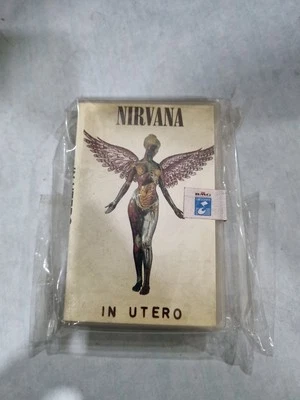 Nirvana In Utero INDIA EDITION CLAMSHELL CASSETTE SEALED MINT TAPE 1998 GEFFEN - Image 1 of 4
