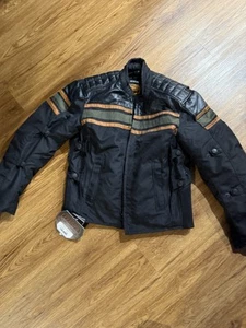 NWT - Milwaukee Leather Mens Jacket - MPM1751 - Black Small, Motorcycle Armor - Picture 1 of 6