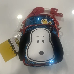 Peanuts Umhängetasche Snoopy und Woodstock Pailletten - Bild 1 von 5