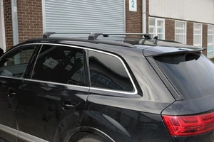 Silver Roof Rack Cross Bars for Audi Q7 2015-2021 - Picture 1 of 7