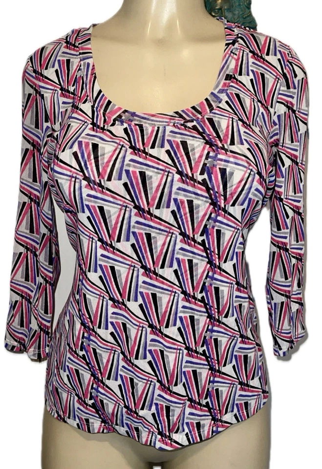 Top de malla colorido inspirado en los años 80 - Madison Studio grande  Foto 1 de 4