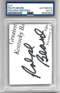 Ralph Beard Auto Signed Cut Signature PSA/DNA Kentucky 1948 Fabulous Five *RAR* - Bild 1 von 1