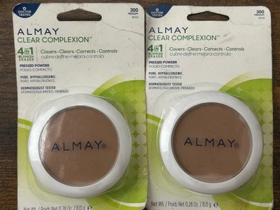 2 Packs ALMAY Clear Complexion Pressed Powder Blemish Heal - 300 Medium - Image 1 of 3