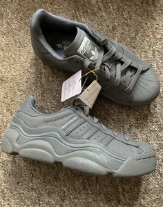 Adidas Superstar Millencon Sneaker UK 5 Neu Grau IE7369 Freizeit Gym Plateau - Bild 1 von 13