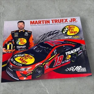 Martin Truex Jr JGR #19 BASS PRO SHOPS sgined V2 photo 2019 NASCAR 75 GREATEST - Picture 1 of 1