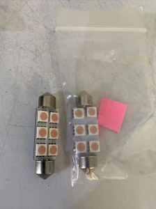 pink 211 42mm 6 SMD Festoon Style LED Bulbs - Bild 1 von 1