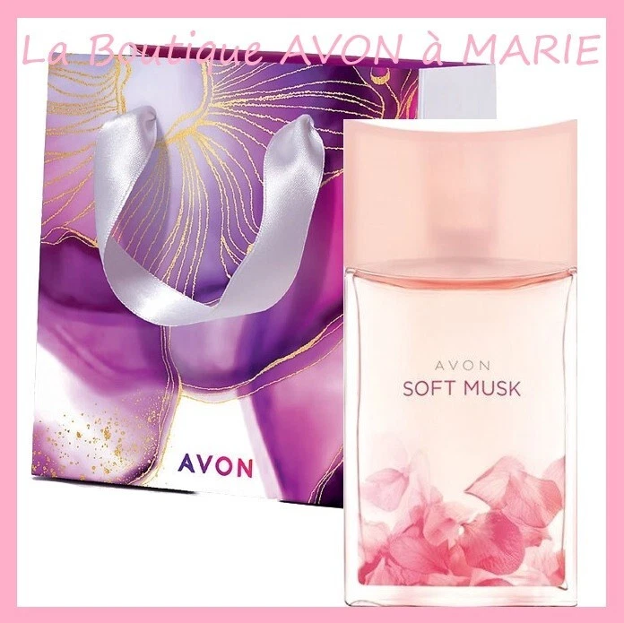 SOFT MUSK Eau de toilette + sac cadeau AVON : PRET à OFFRIR