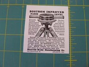 THE FARM QUARTERLY- SUMMER 1957-AD- BOSTROM IMPROVED FARM LEVEL / Atlanta, GA - Picture 1 of 1