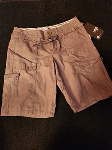New Quiksilver Roxy Tango Bermuda Shorts, Olive, Size 0 - Picture 1 of 4