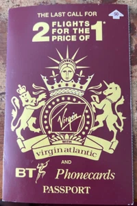 50 Units Virgin Atlantic / 2 Flights For The Price of 1 BT Phonecard BTA142 - Picture 1 of 2