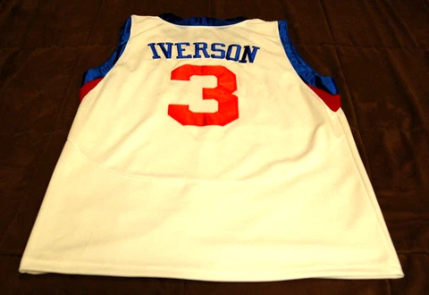 Men's Size 50 Adidas Philadelphia 76ers Allen Iverson Jersey Cover