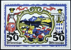 MIESBACH 1920 50 Pfennig Complete set of one German Notgeld - Picture 1 of 2