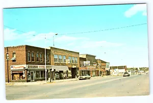 Newberry Michigan MI Street Scene Upper Peninsula chrome Postcard D072 - Picture 1 of 2